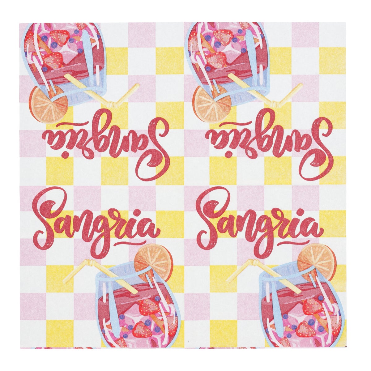 Servet 33 x 33 cm Summer flavour 20 stuks Servet 33 x 33 cm Summer flavour 20 stuks