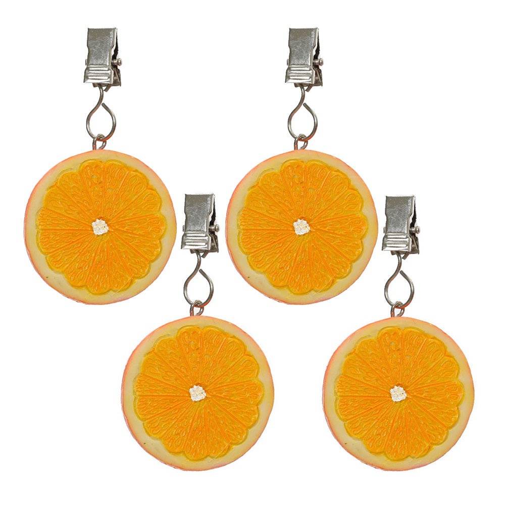 Tafelkleedgewicht sinaasappel 4st. Tafelkleedgewicht sinaasappel 4st.