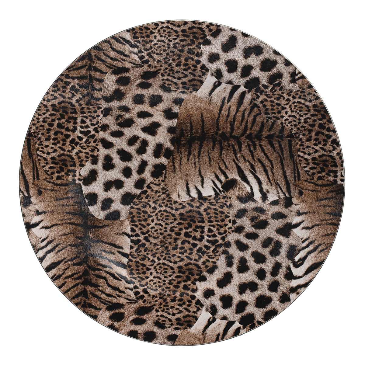 Onderbord luipaard 33 cm creme Onderbord luipaard 33 cm creme