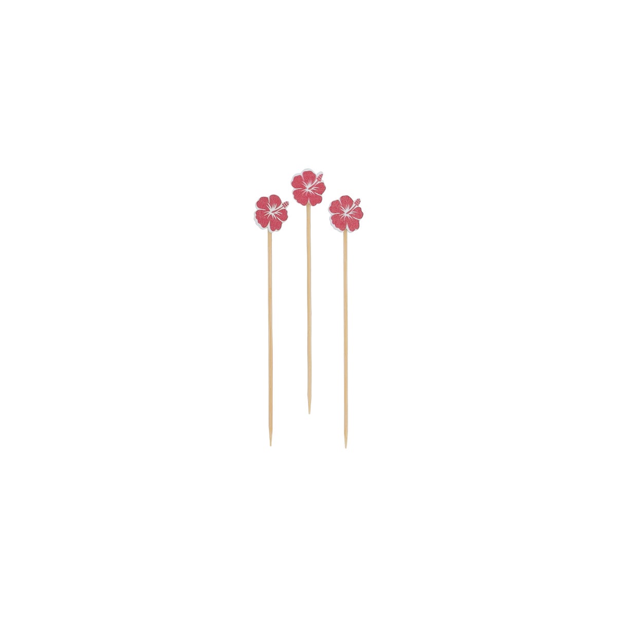 Steker bamboo 6 cm 20 stuks 4 assorti Steker bamboo 6 cm 20 stuks 4 assorti