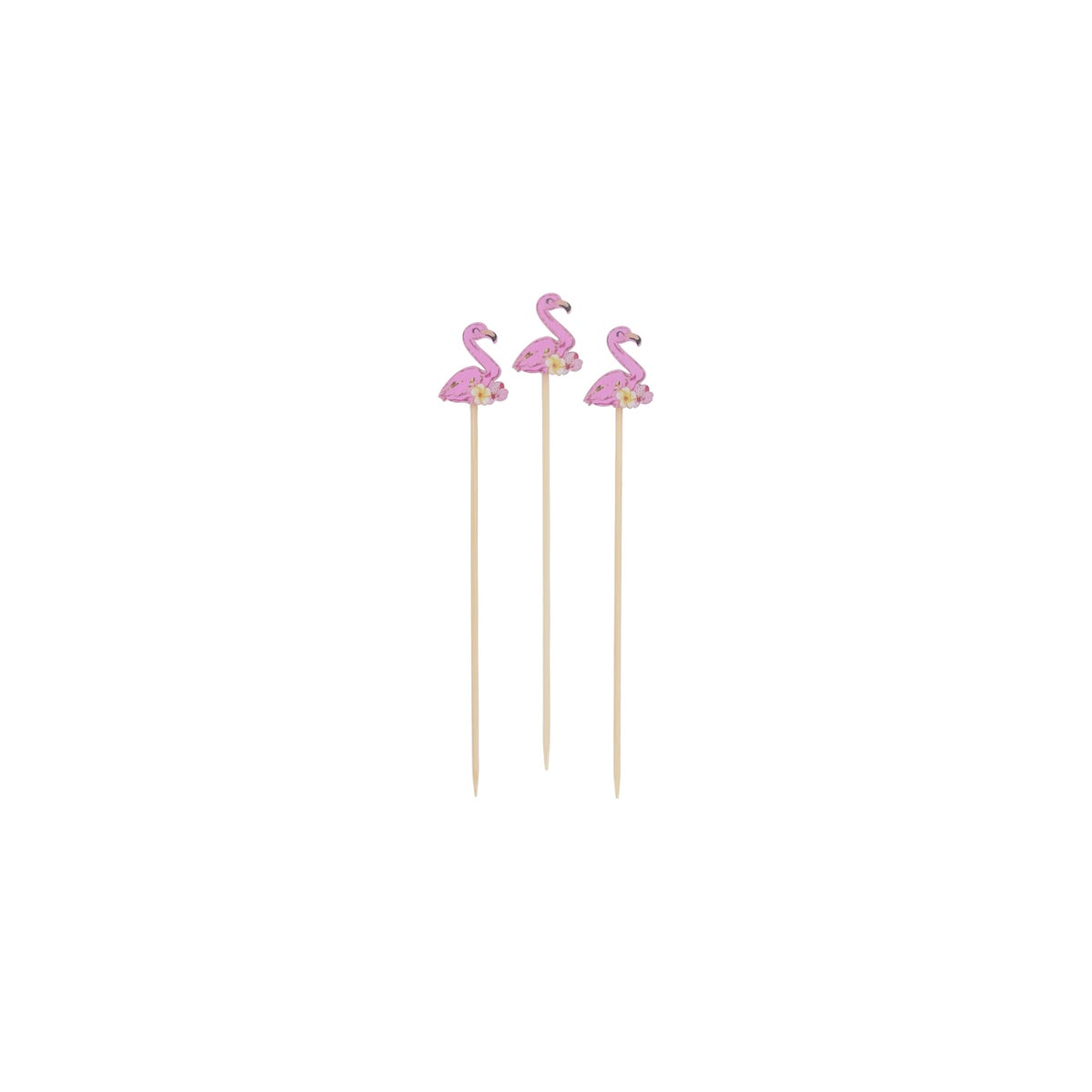 Steker bamboo 6 cm 20 stuks 4 assorti Steker bamboo 6 cm 20 stuks 4 assorti