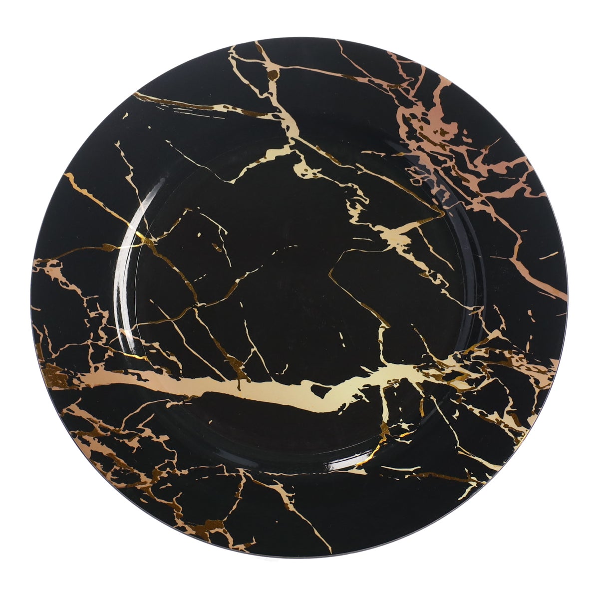 Onderbord 33cm marmer zwart Onderbord 33cm marmer zwart