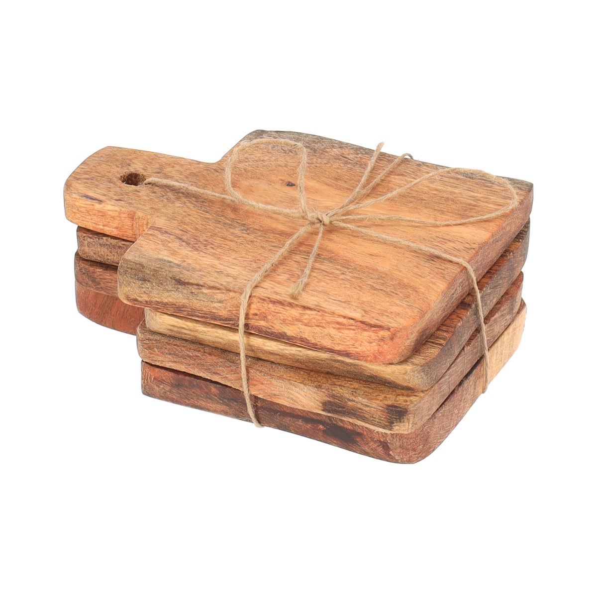 Onderzetter hout 14 x 10 cm 4 stuks Onderzetter hout 14 x 10 cm 4 stuks