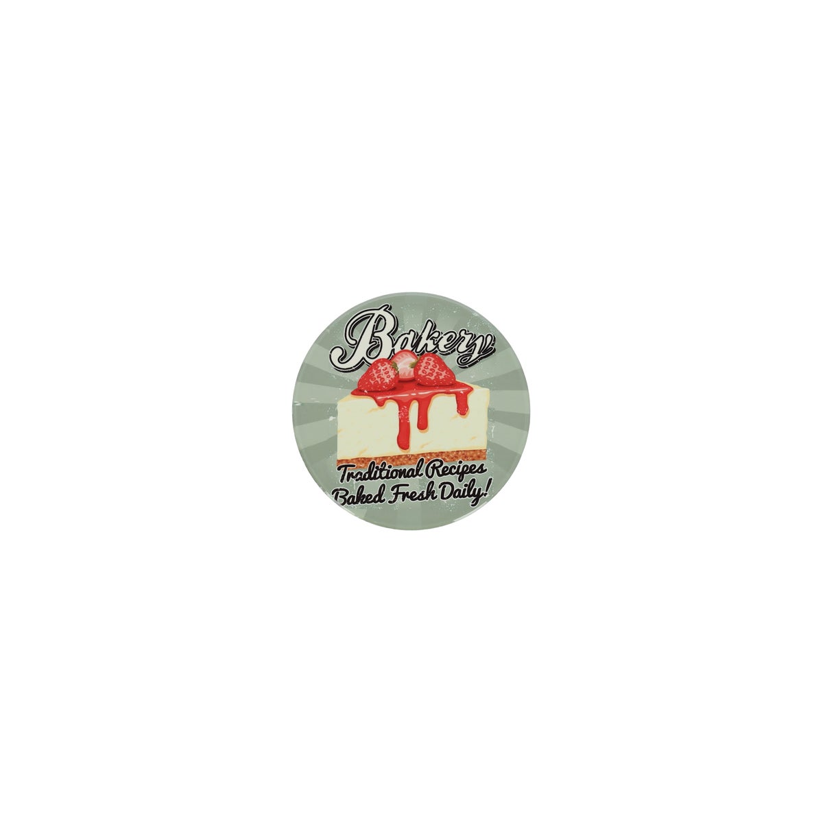 Onderzetter rond bakery 10 cm Onderzetter rond bakery 10 cm