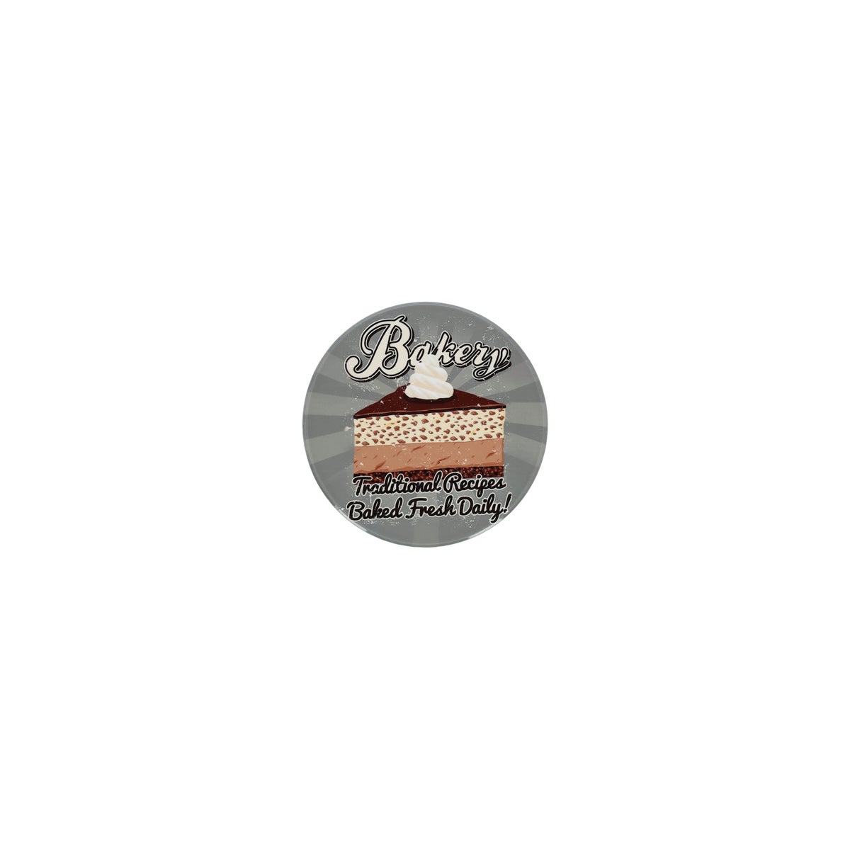 Onderzetter rond bakery 10 cm Onderzetter rond bakery 10 cm