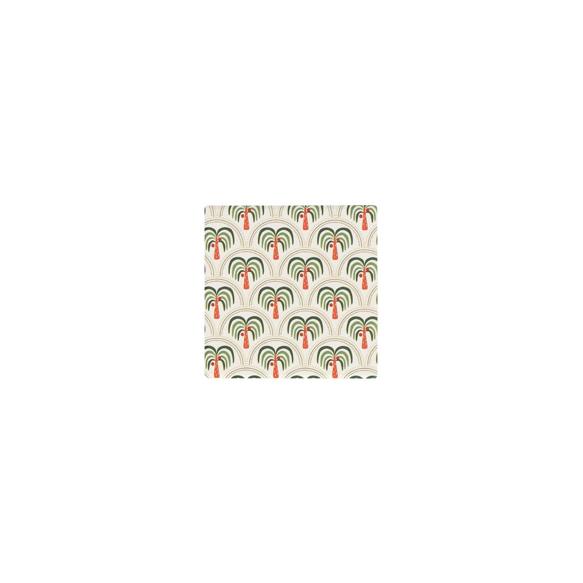 Onderzetter 10 x 10 cm palm Onderzetter 10 x 10 cm palm
