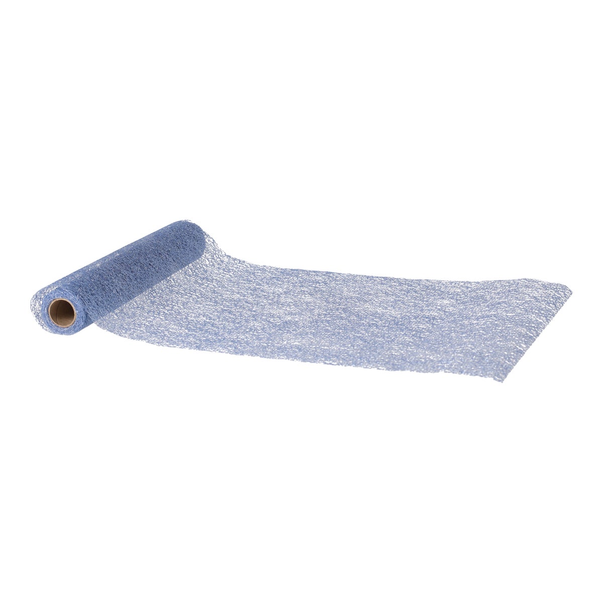 Loper net glitter blauw 28x300cm Loper net glitter blauw 28x300cm