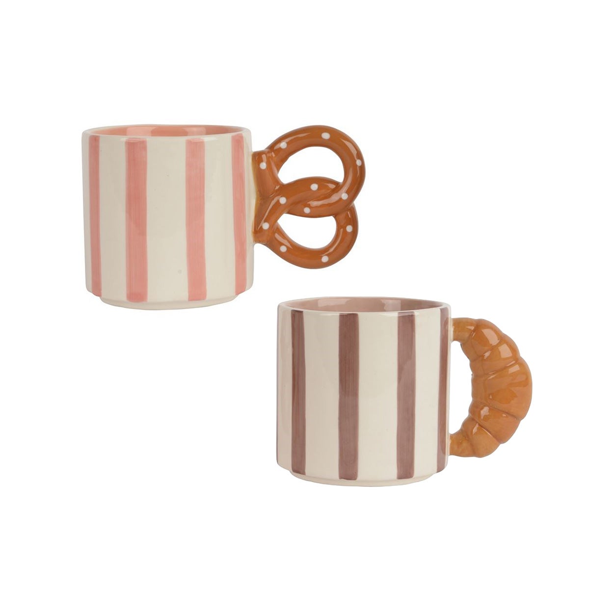 Mok croissant 10 cm 2 assorti Mok croissant 10 cm 2 assorti