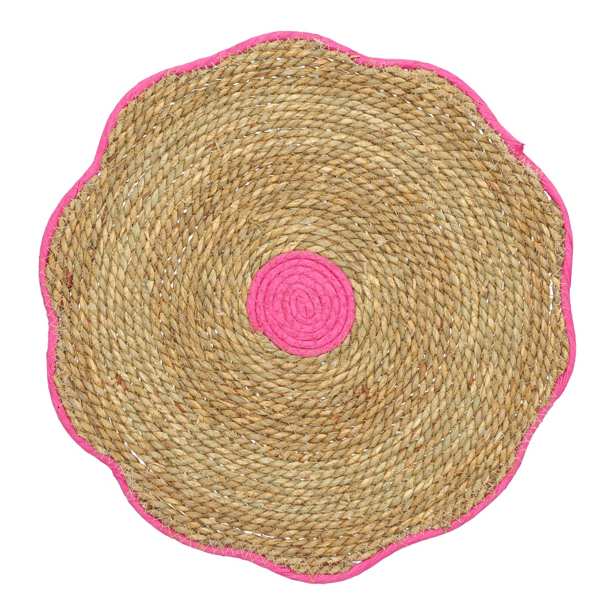 Placemat bloem 38 cm roze Placemat bloem 38 cm roze