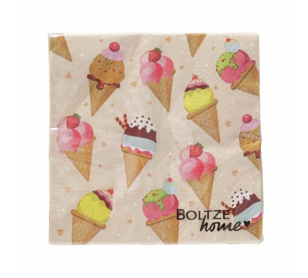 Servet Ice cream 20 stuks Servet Ice cream 20 stuks