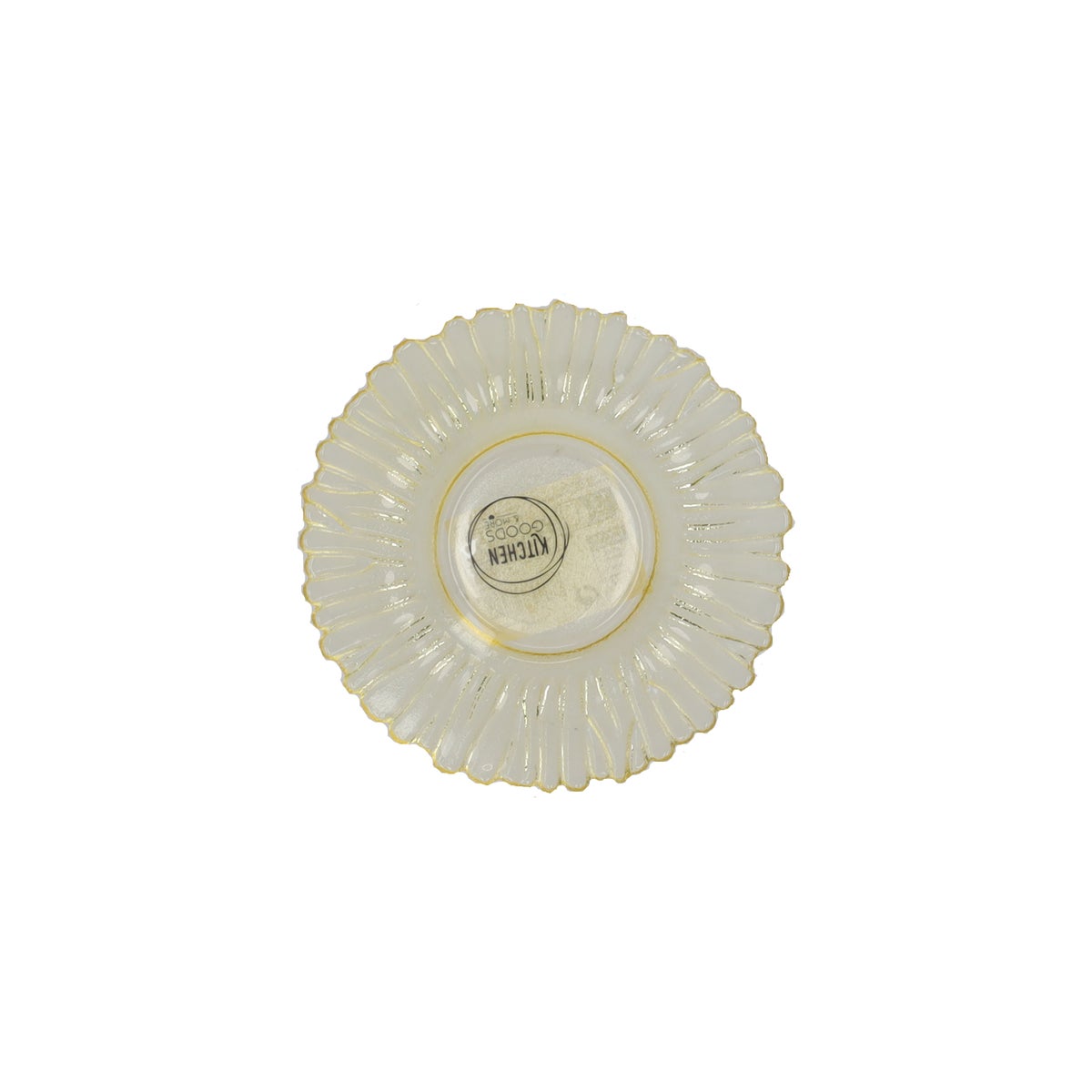 Bord glas bloem 12 cm 3 assorti Bord glas bloem 12 cm 3 assorti