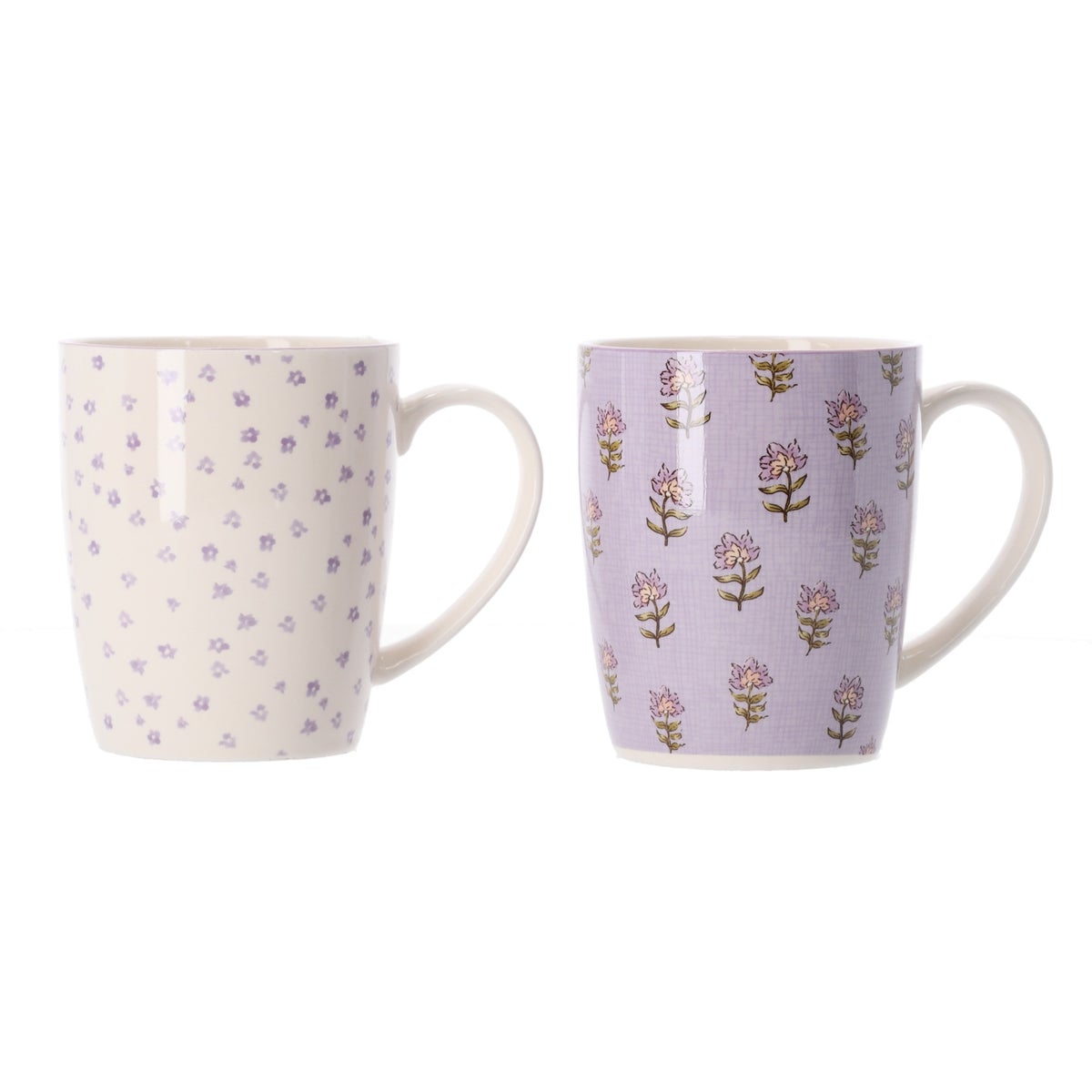 Mok met bloemen 10 cm Mok met bloemen 10 cm