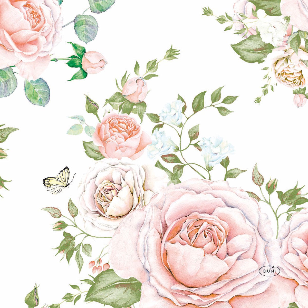 Servet 33 x 33 cm rose glory 20st. Servet 33 x 33 cm rose glory 20st.