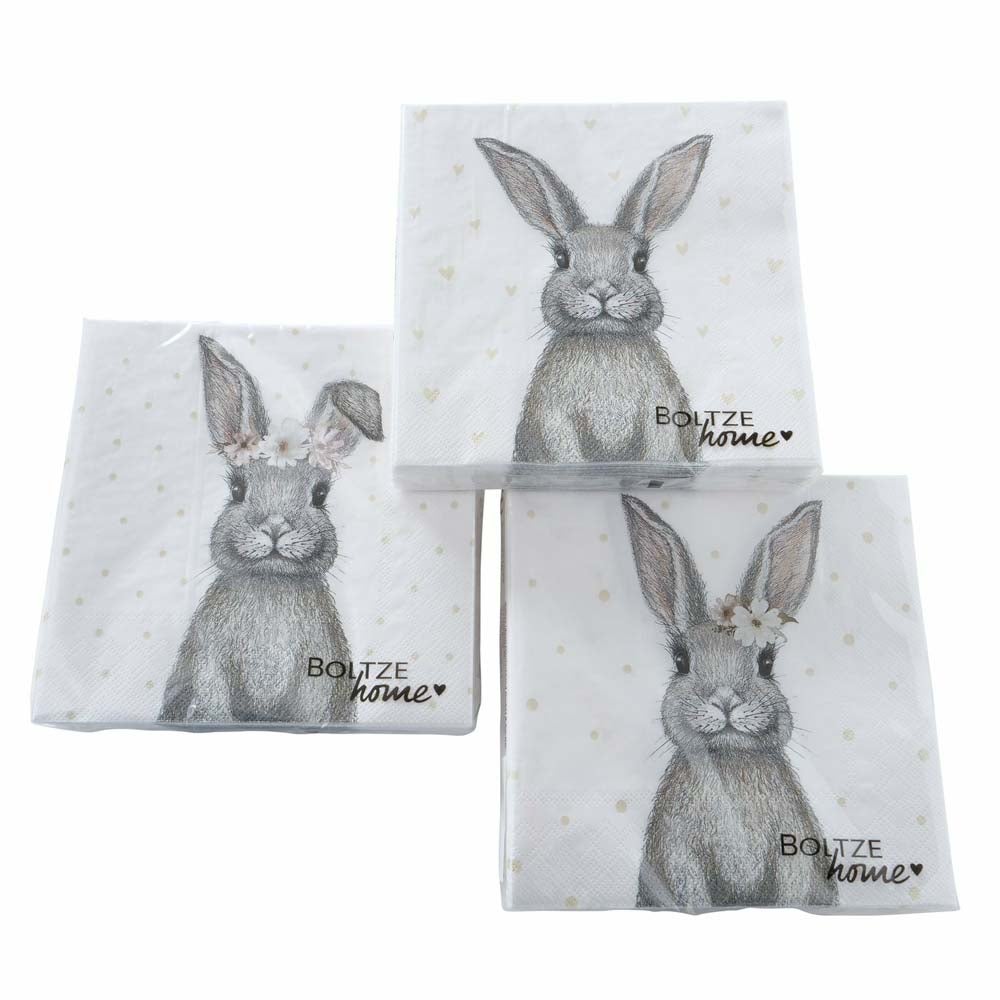 Servetten Bella 20 stuks, 3 assorti Servetten Bella 20 stuks, 3 assorti