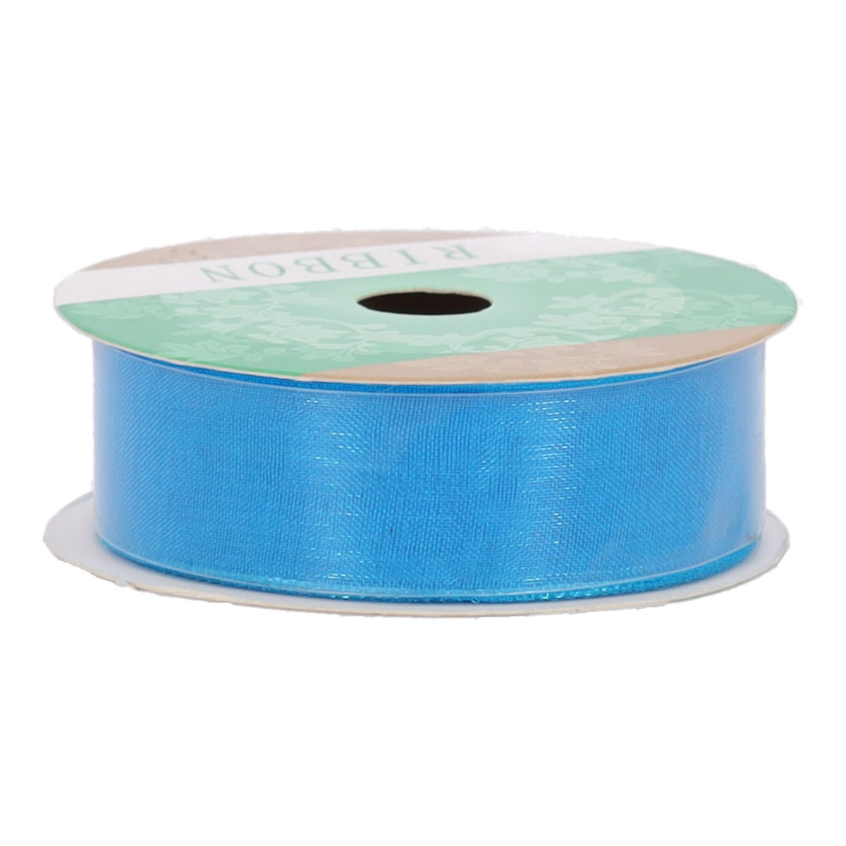 Lint organza 2 cm x 10 m turquoise Lint organza 2 cm x 10 m turquoise