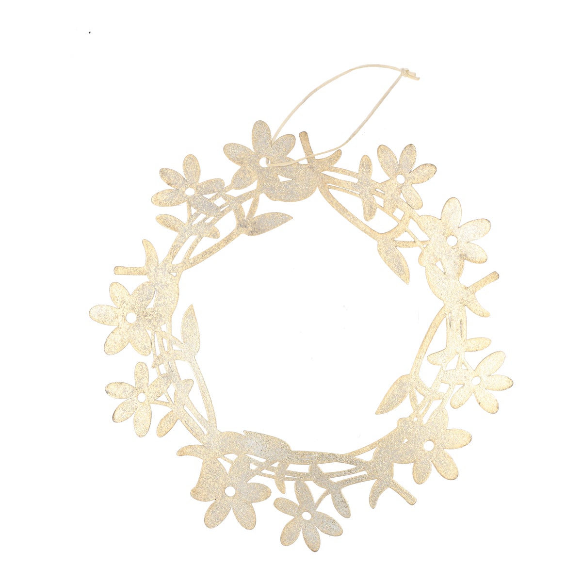 Krans metaal 30 cm gold wash Krans metaal 30 cm gold wash