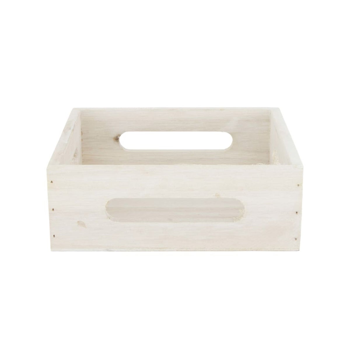 Dienblad hout 18 x 18 x 6 cm white Dienblad hout 18 x 18 x 6 cm white