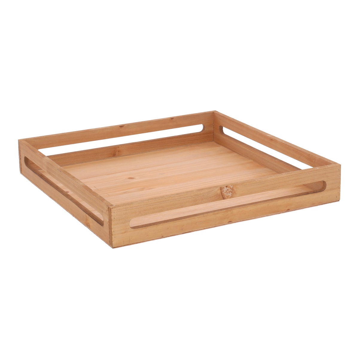 Dienblad hout 38 x 38 x 6 cm naturel Dienblad hout 38 x 38 x 6 cm naturel
