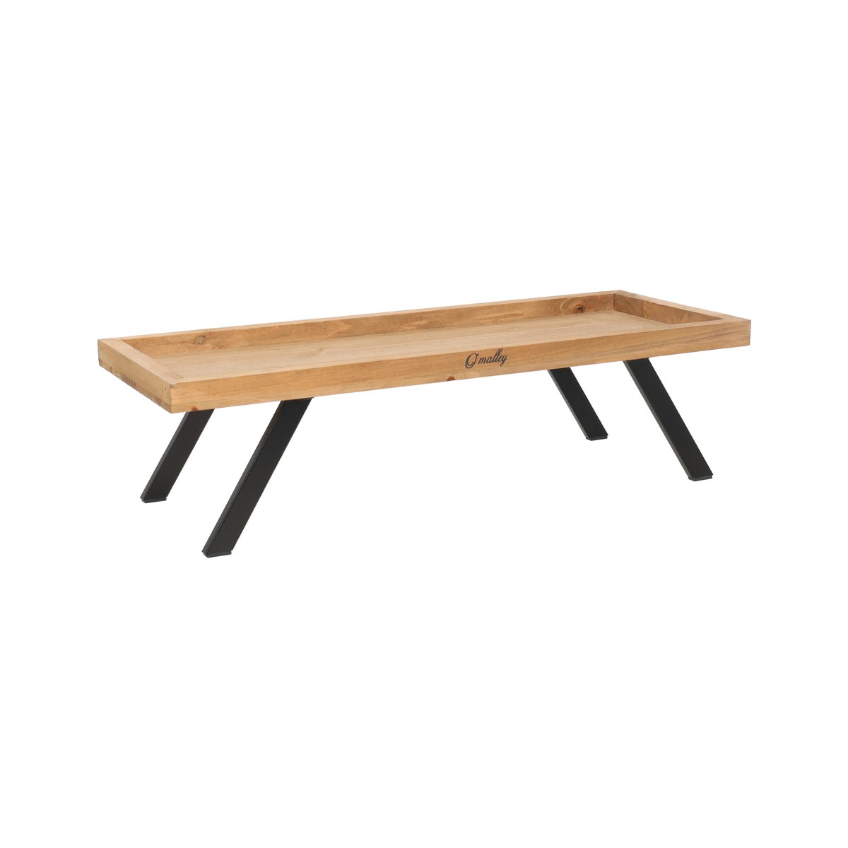 Tray op houtenvoet 55 x 22 cm Tray op houtenvoet 55 x 22 cm