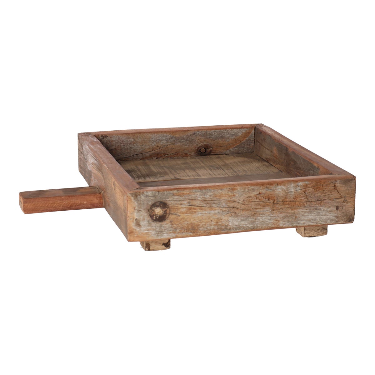 Dienblad hout met handvat 34 x 29 x 8 cm Dienblad hout met handvat 34 x 29 x 8 cm