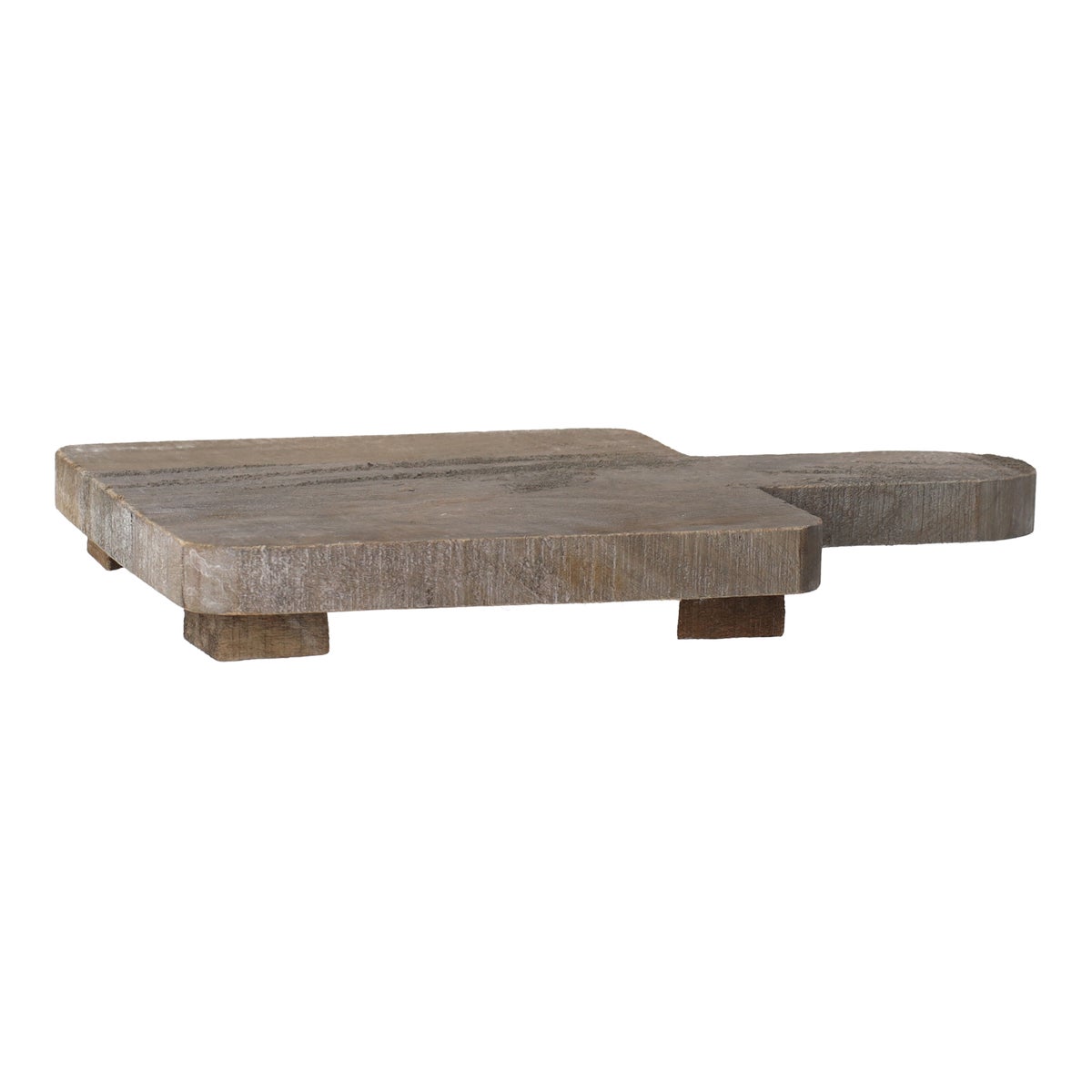Schaal hout op voet 33 x 20 cm Schaal hout op voet 33 x 20 cm
