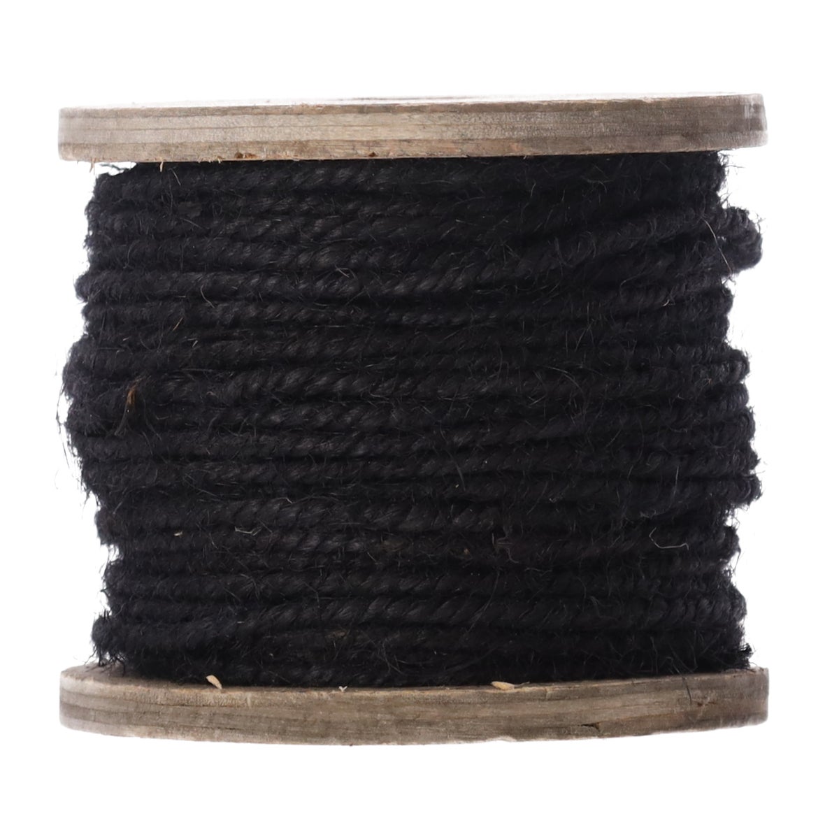 Touw jute 130g op spoel zwart Touw jute 130g op spoel zwart