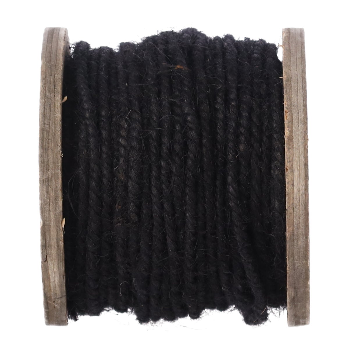 Touw jute 130g op spoel zwart Touw jute 130g op spoel zwart