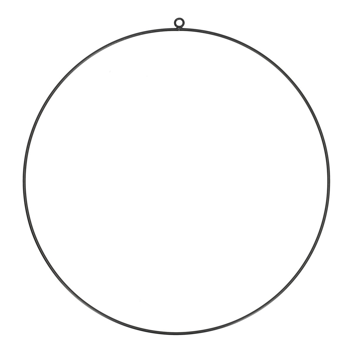 Ring metaal 40 cm zwart Ring metaal 40 cm zwart