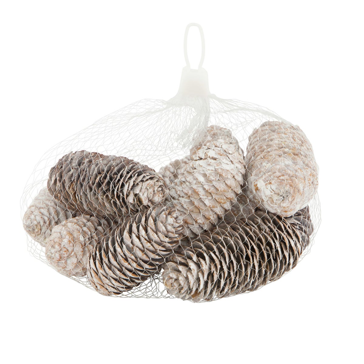 Dennenappel snowy white 150g Dennenappel snowy white 150g