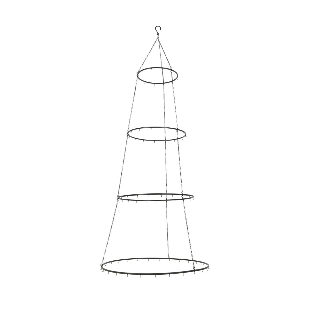 Hanger ring zwart 68 cm Hanger ring zwart 68 cm