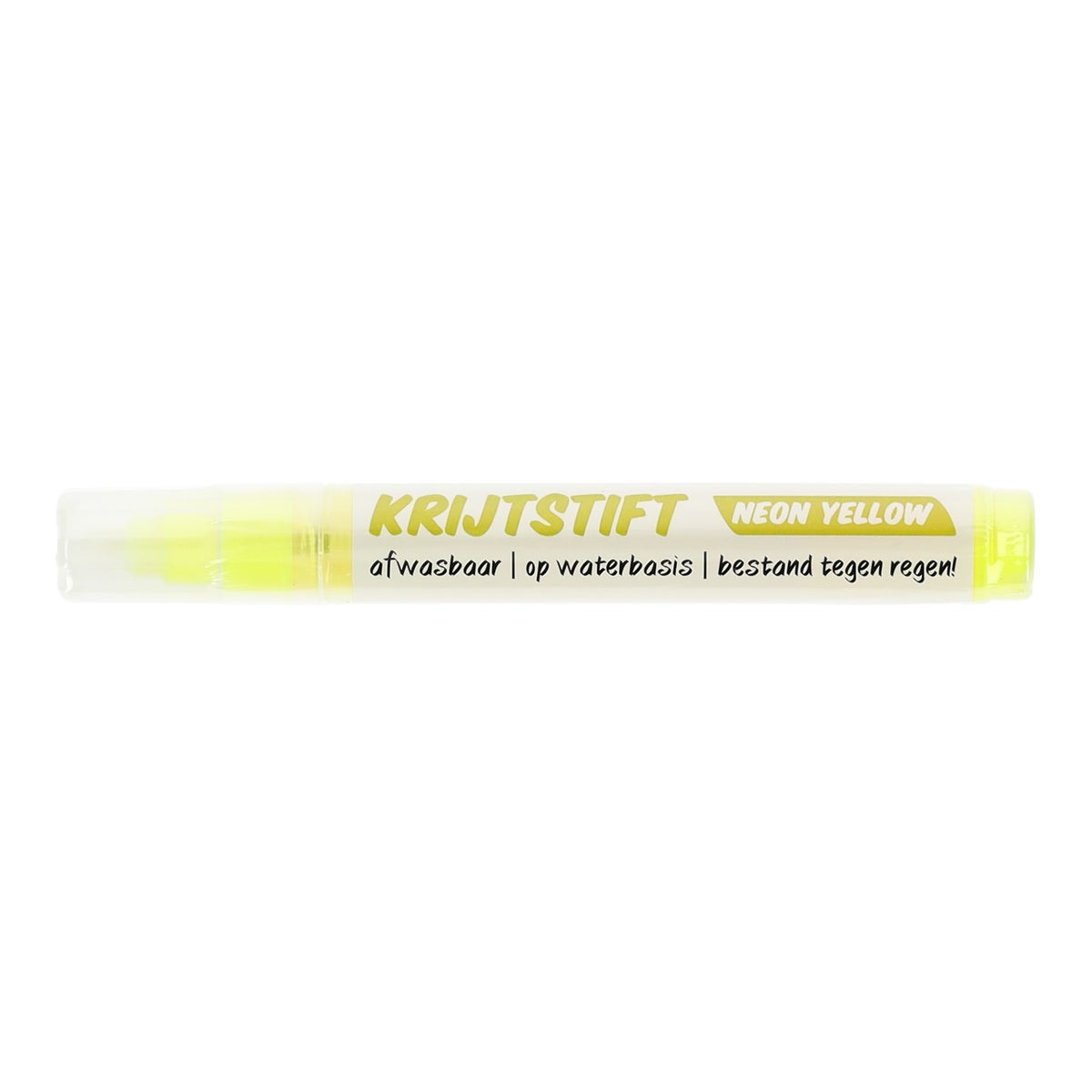 Krijtstift outdoor 4.45 mm neon yellow Krijtstift outdoor 4.45 mm neon yellow