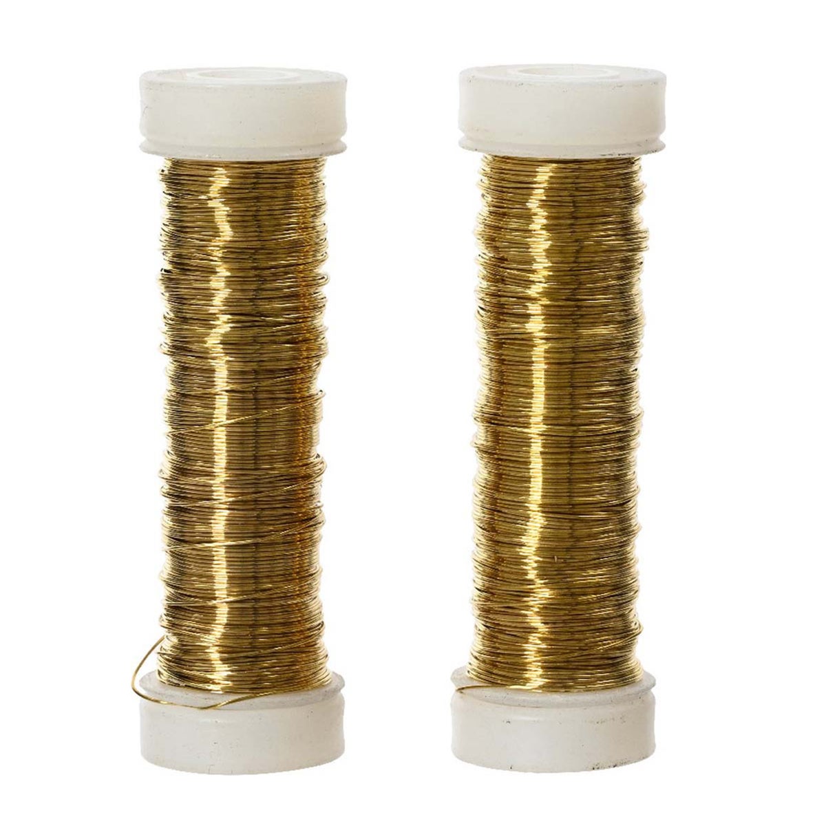 Draad metaal 3 mm 6m goud 2 stuks Draad metaal 3 mm 6m goud 2 stuks
