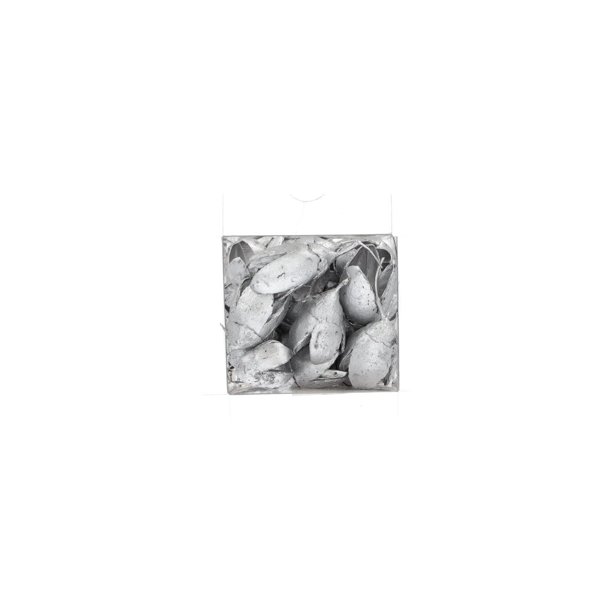 Exotische mix natuur zilver 6x6x14cm 6 assorti Exotische mix natuur zilver 6x6x14cm 6 assorti