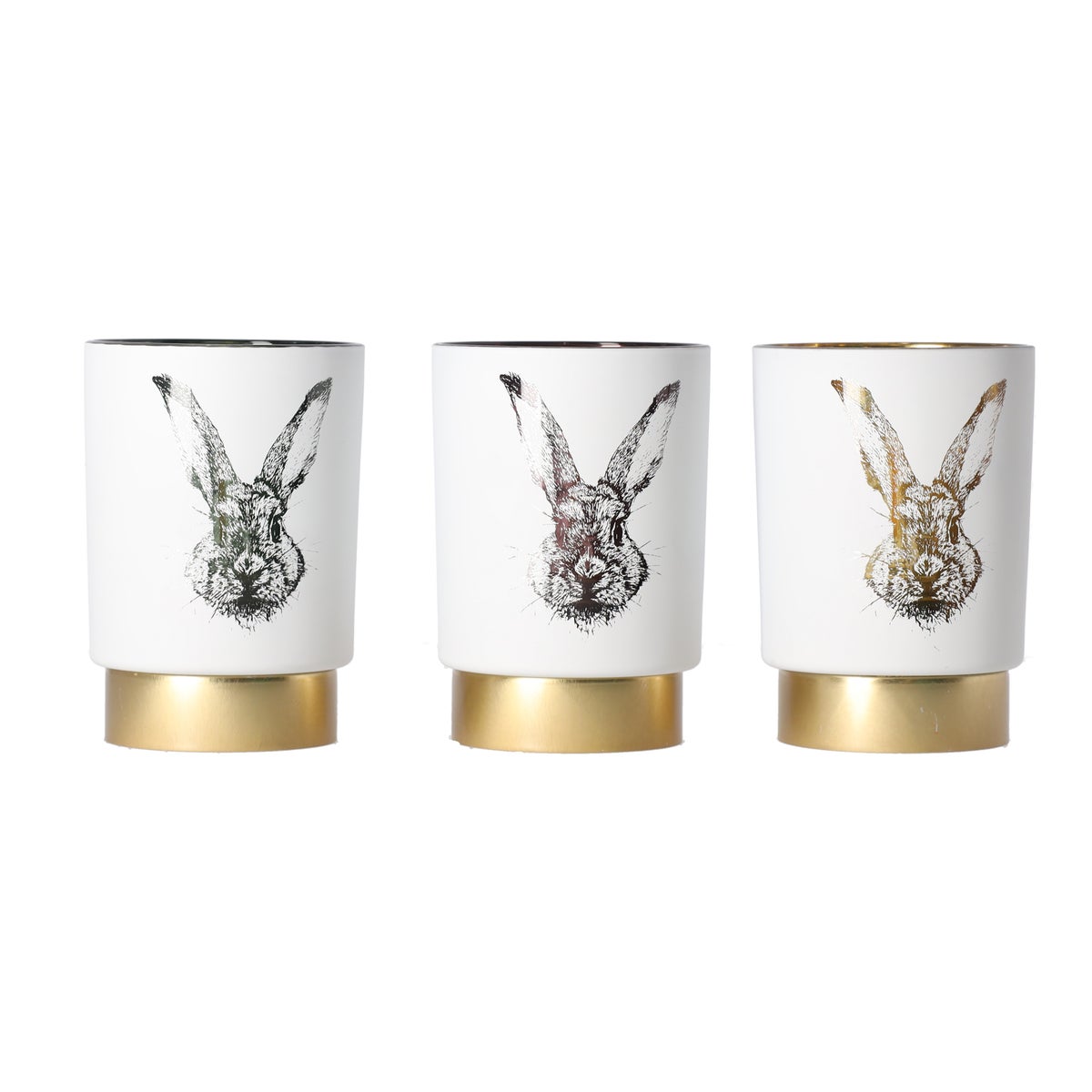 Waxinelichthouder LED konijn 12 cm Waxinelichthouder LED konijn 12 cm