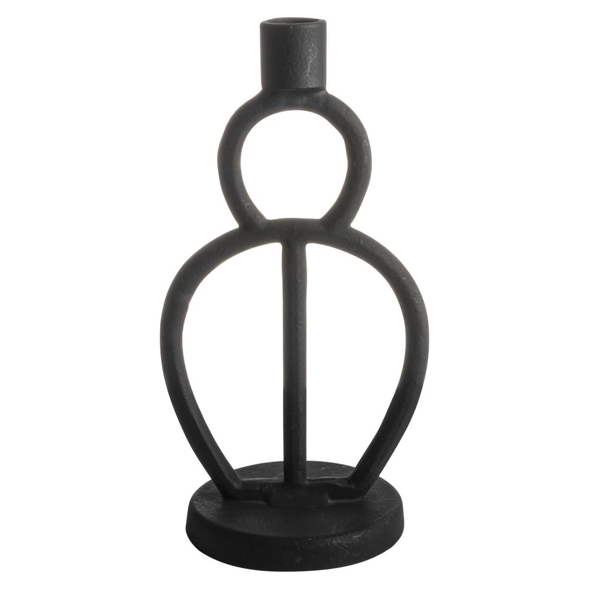 Dinerkaarshouder met 25 cm zwart Dinerkaarshouder met 25 cm zwart