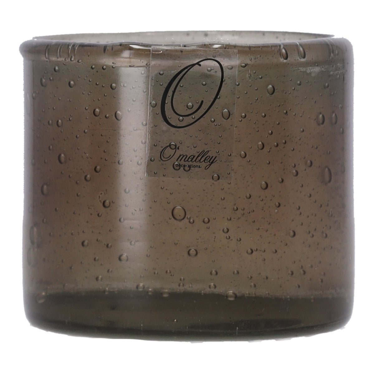 Kaarshouder glas Rusa zwart 7 x 7 cm Kaarshouder glas Rusa zwart 7 x 7 cm