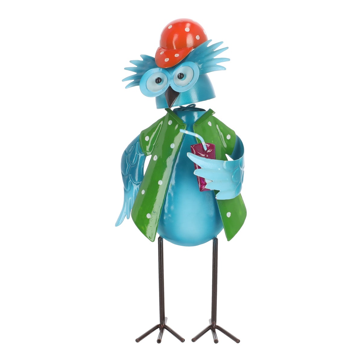 Tuindecoratie vogel blauw 27cm Tuindecoratie vogel blauw 27cm