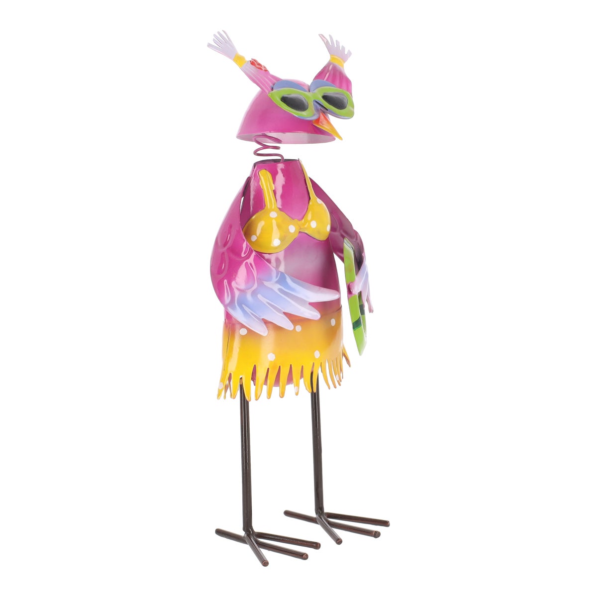Tuindecoratie vogel paars 28cm Tuindecoratie vogel paars 28cm