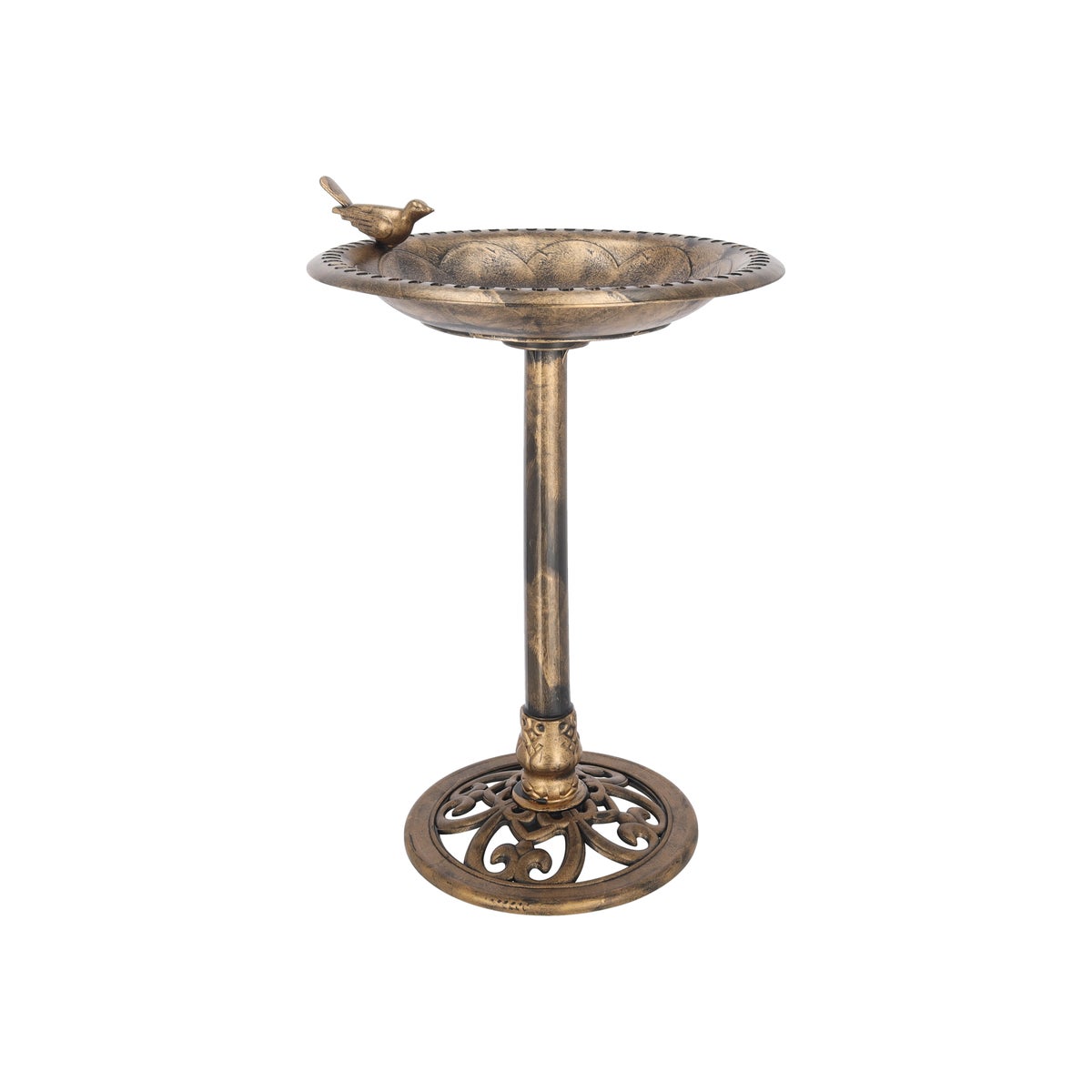 Vogeldrinkbak 71 cm oud goud Vogeldrinkbak 71 cm oud goud