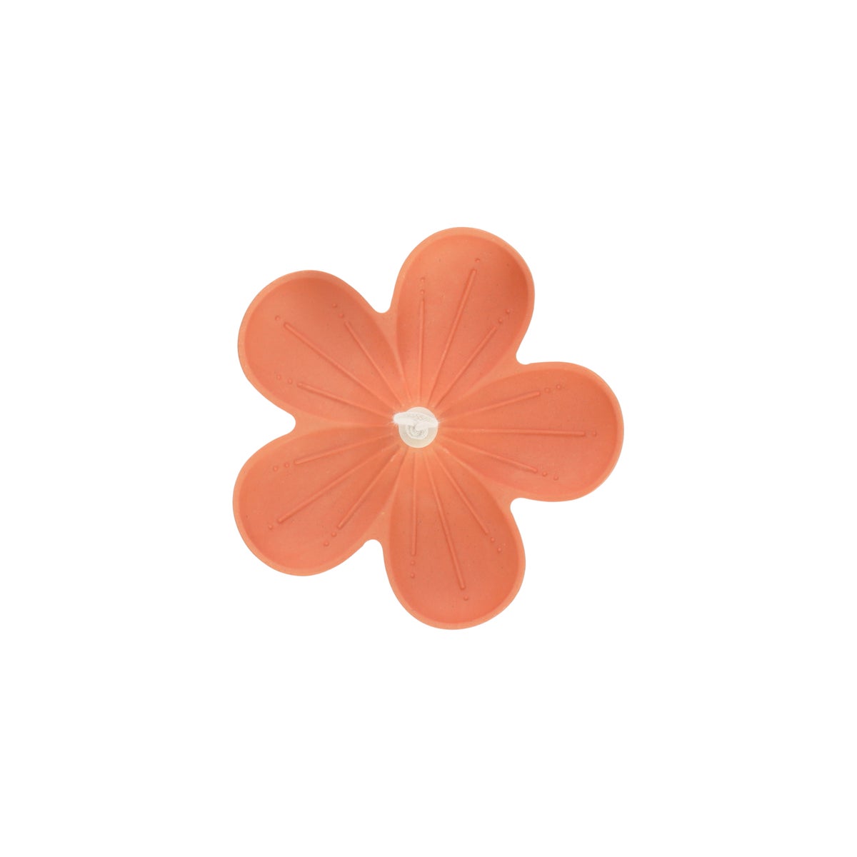 Voederschaal flower hangend 14 x 9 cm oranje Voederschaal flower hangend 14 x 9 cm oranje
