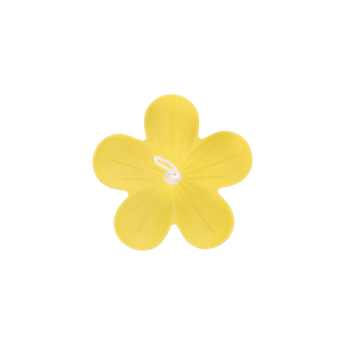 Voederschaal flower hangend 14 x 9 cm geel Voederschaal flower hangend 14 x 9 cm geel