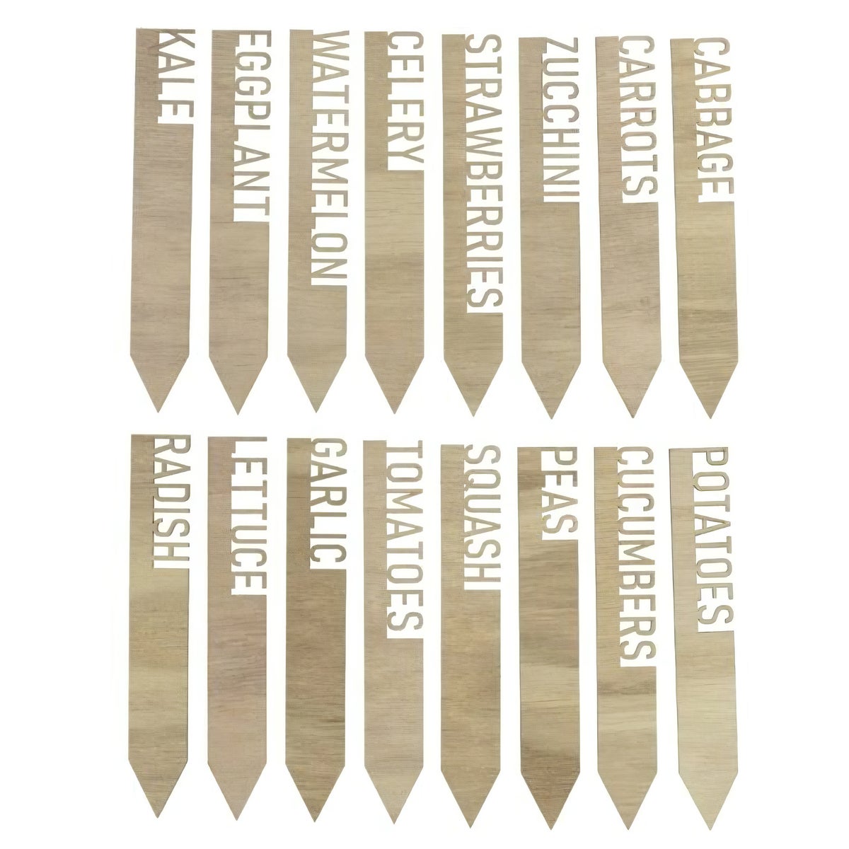 Tuinsteker hout 16 stuks 16 cm Tuinsteker hout 16 stuks 16 cm