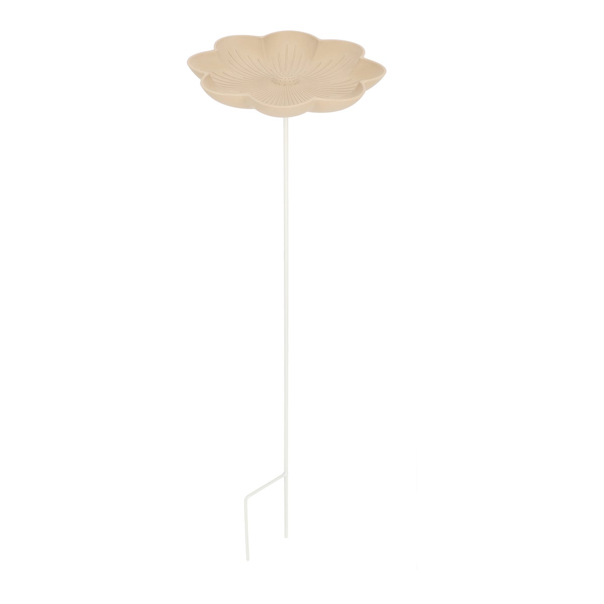 Voederschaal bamboe op stok 80 cm naturel Voederschaal bamboe op stok 80 cm naturel