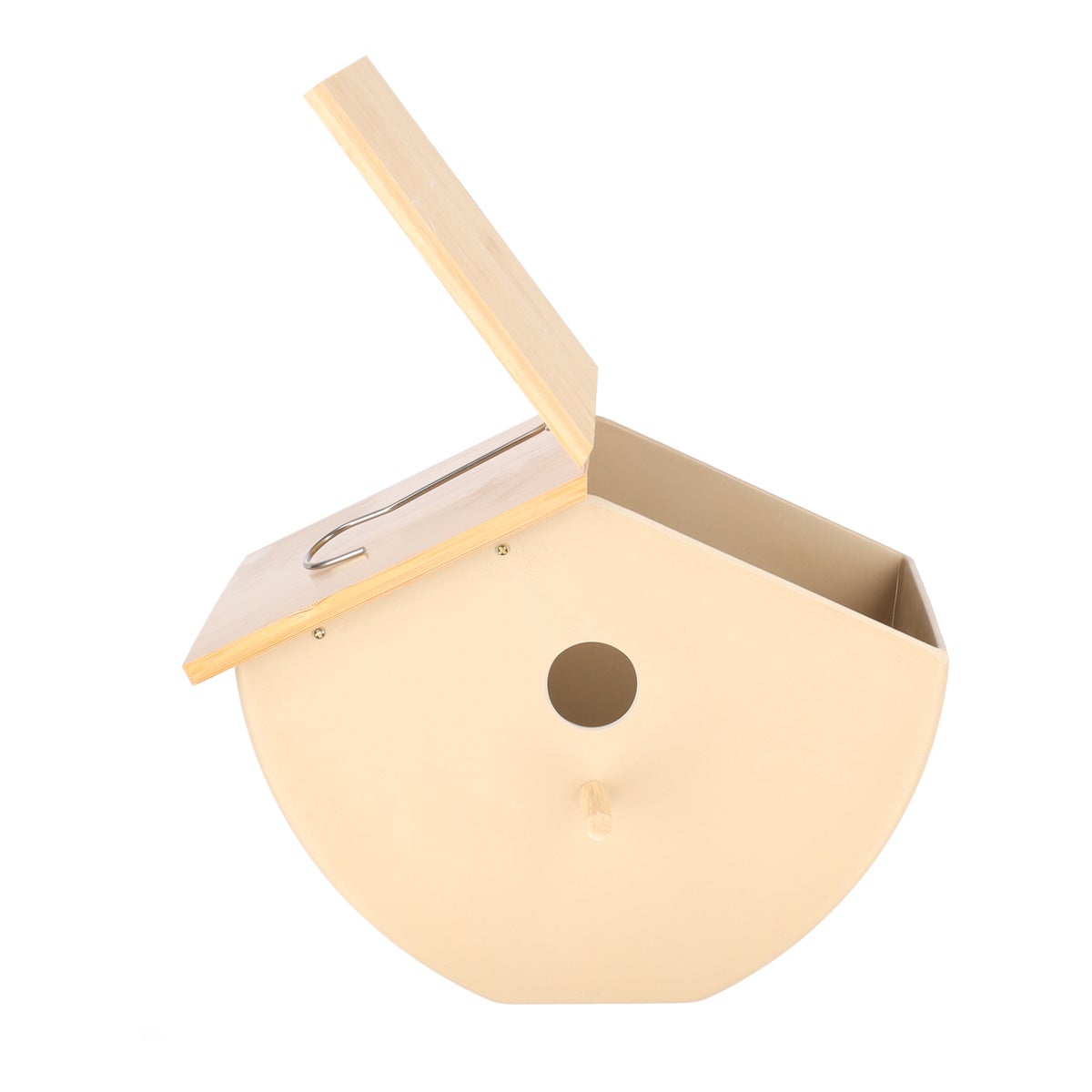 Vogelhuis bamboe hangend 26 x 16 cm naturel Vogelhuis bamboe hangend 26 x 16 cm naturel