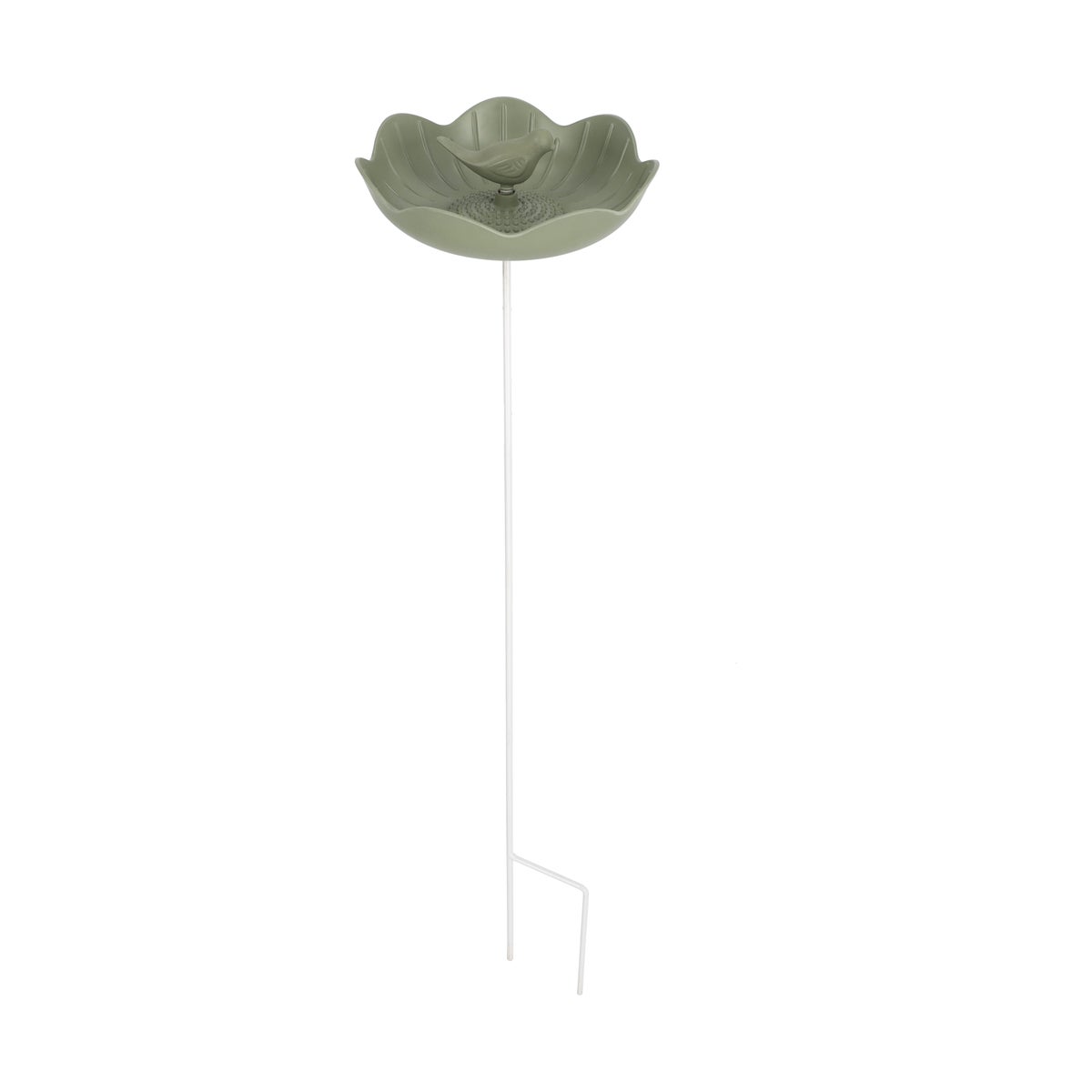 Voederschaal bamboe op stok 20 x 70 cm groen Voederschaal bamboe op stok 20 x 70 cm groen
