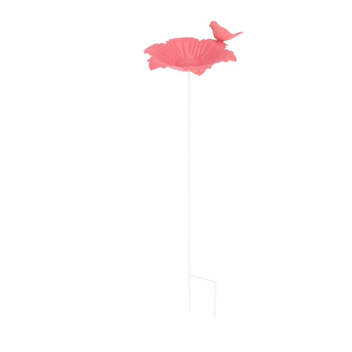 Voederschaal bamboe op stok 20 x 70 cm roze Voederschaal bamboe op stok 20 x 70 cm roze