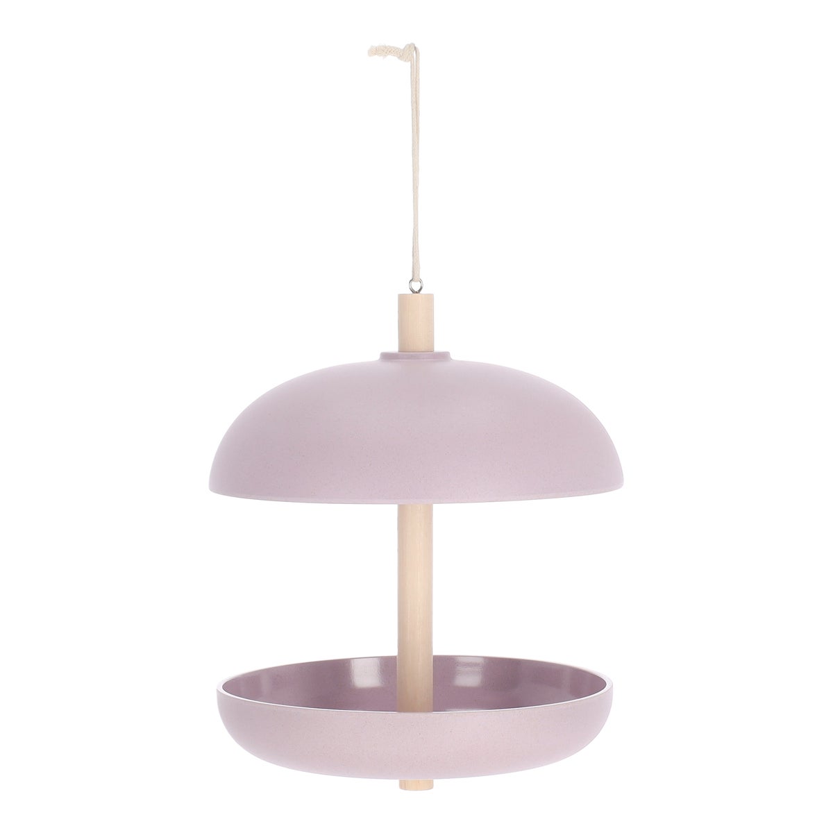 Vogelvoederhuis hangend bamboe 20 cm lila Vogelvoederhuis hangend bamboe 20 cm lila