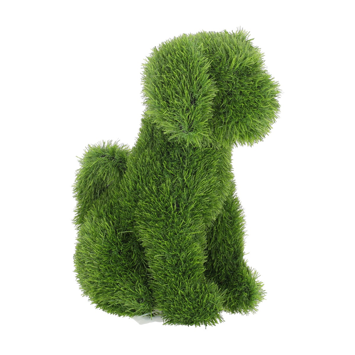 Hond zittend 36 cm gras Hond zittend 36 cm gras