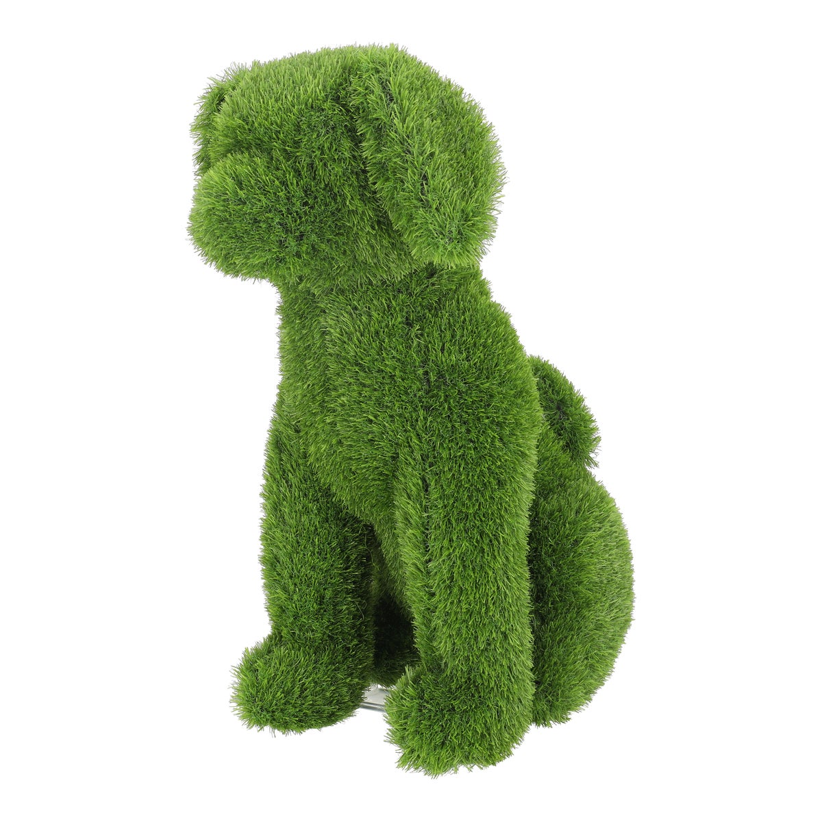 Hond zittend 65 cm gras Hond zittend 65 cm gras