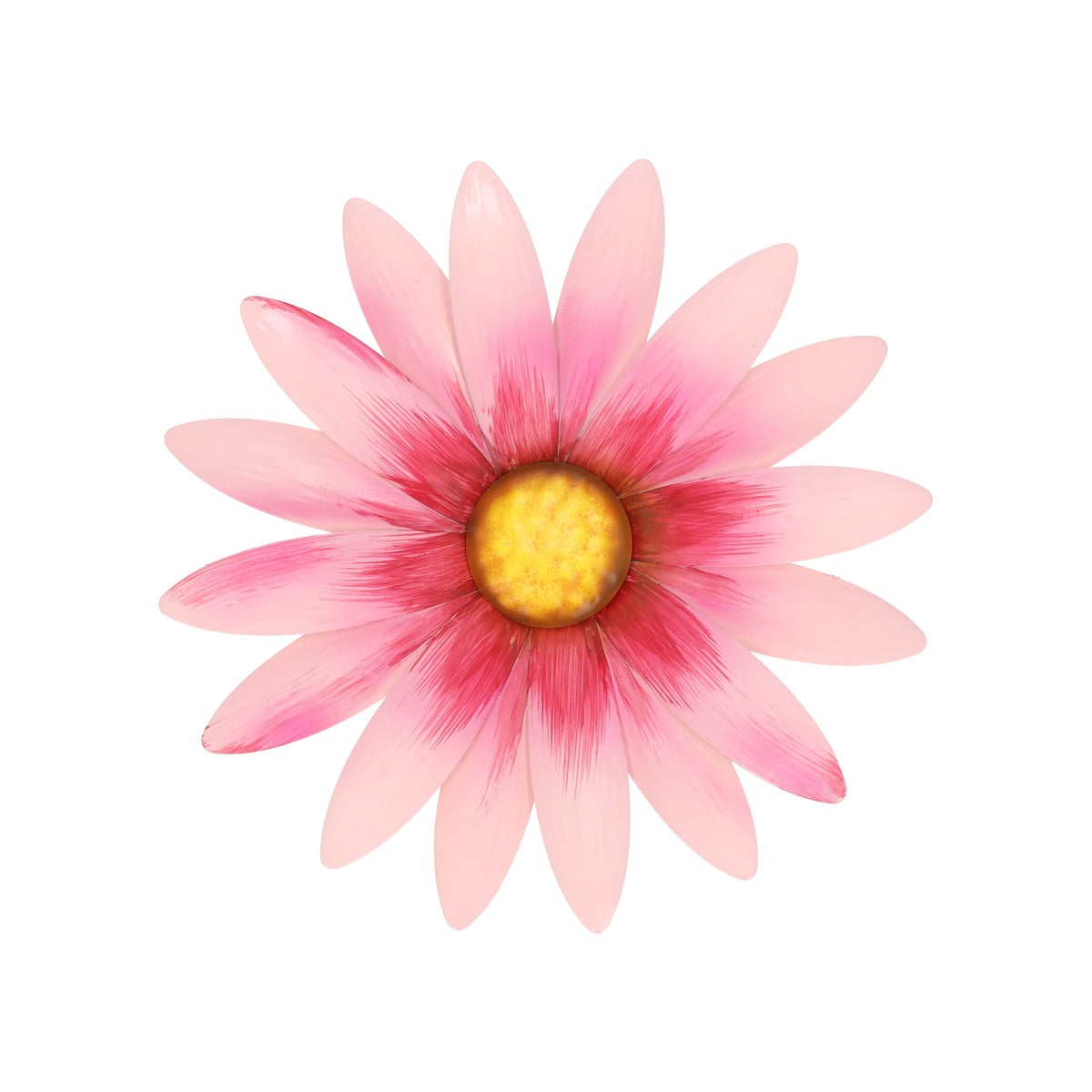 Bloem metaal roze 28 cm Bloem metaal roze 28 cm